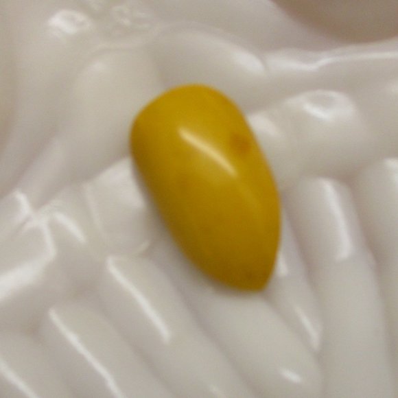 Art Deco BAKELITE Convertible Dress Clip ~ 1930s Egg Yolk Yellow Bakelite Clip - Picture 2 of 15